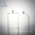 Dust proof glass cover, Cloche en verre Multi-Fuctionnal Clear Glass Dome Food Cover, glass cake cover for gift decoration